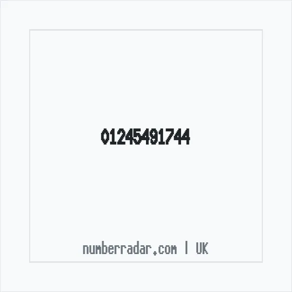 Reverse number check for +44 1245 491744 — who called me?