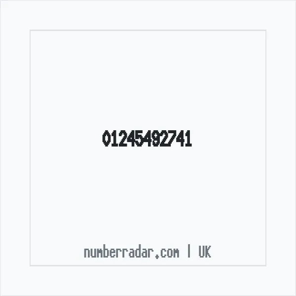 Reverse number check for +44 1245 492741 — who called me?