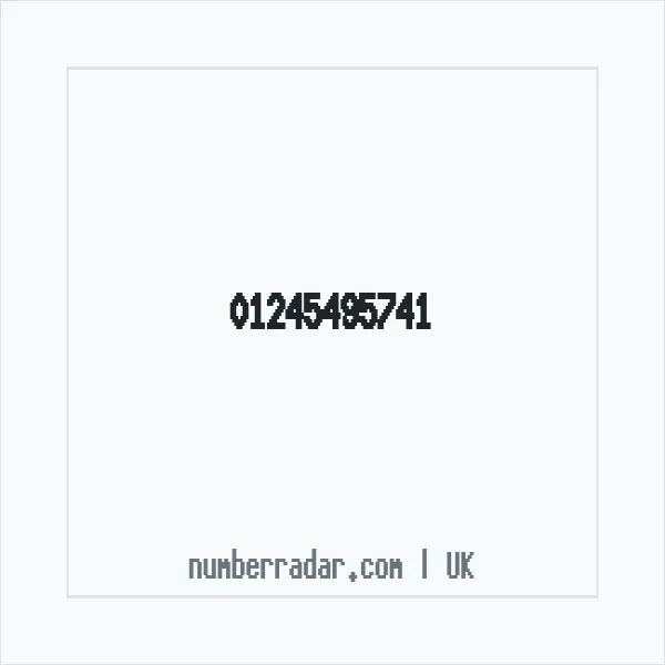 Reverse number check for +44 1245 495741 — who called me?