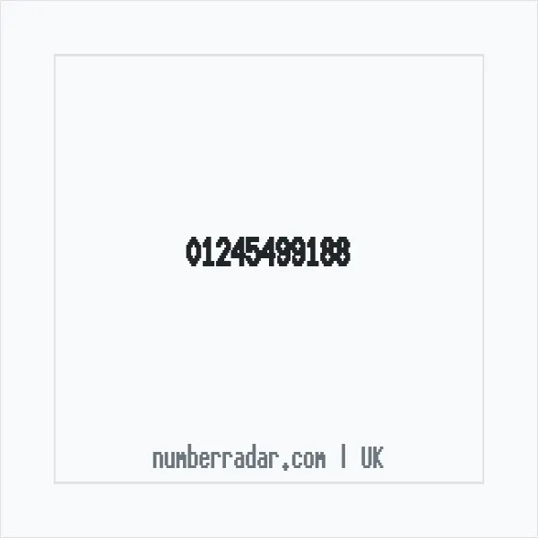 Reverse number check for +44 1245 499188 — who called me?