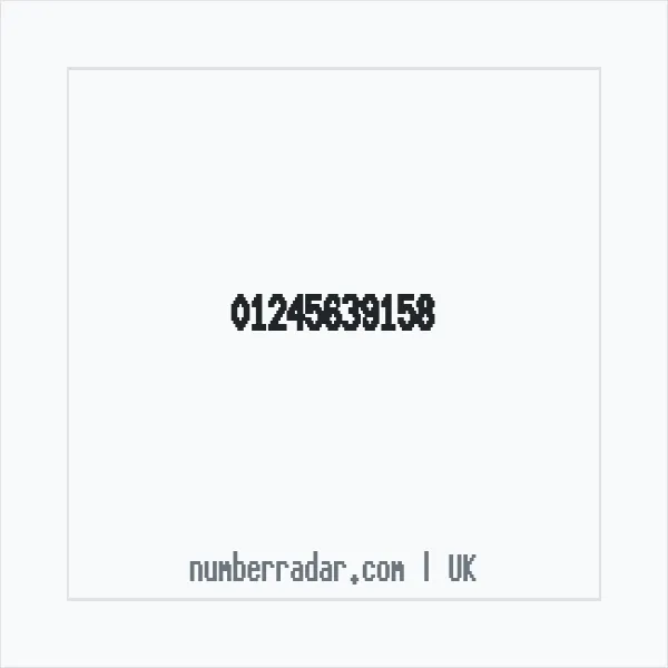 Reverse number check for +44 1245 639158 — who called me?