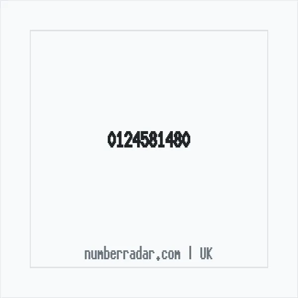 Reverse number check for +44 124581480 — who called me?