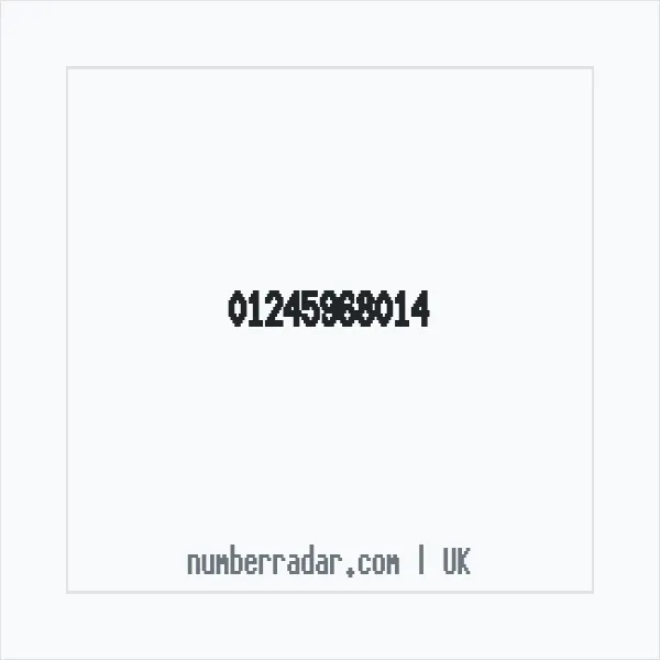 Reverse number check for +44 1245 968014 — who called me?