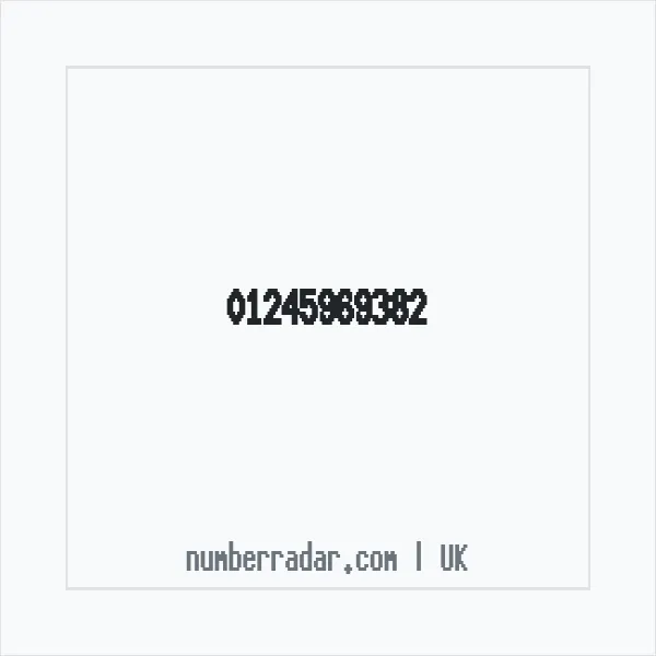 Reverse number check for +44 1245 969382 — who called me?