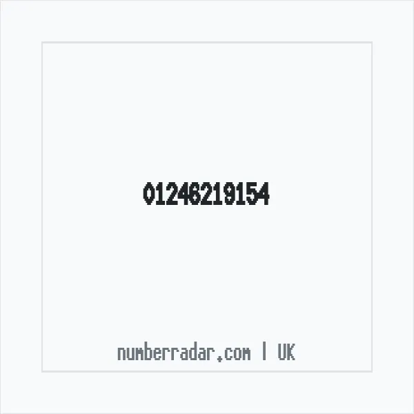 Reverse number check for +44 1246 219154 — who called me?