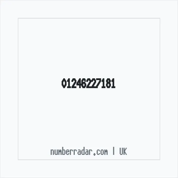 Reverse number check for +44 1246 227181 — who called me?