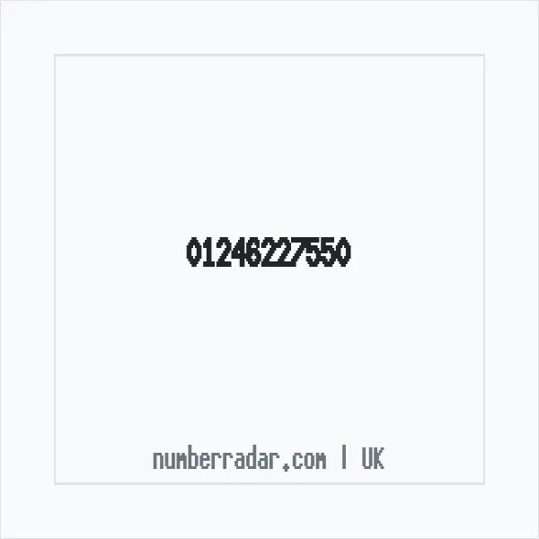 Reverse number check for +44 1246 227550 — who called me?