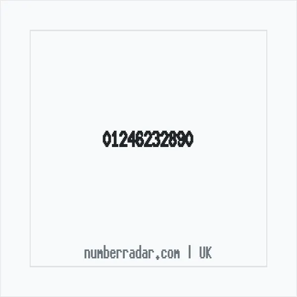 Reverse number check for +44 1246 232890 — who called me?