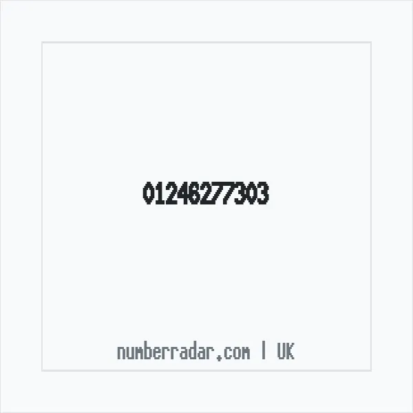 Reverse number check for +44 1246 277303 — who called me?