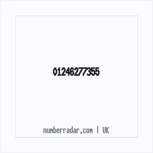 Reverse number check for +44 1246 277355 — who called me?