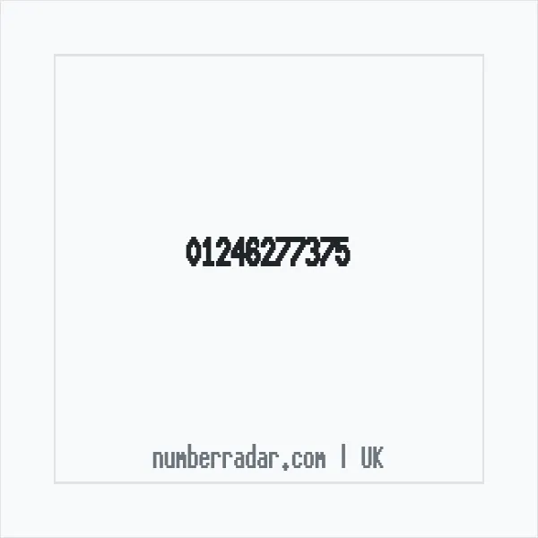 Reverse number check for +44 1246 277375 — who called me?