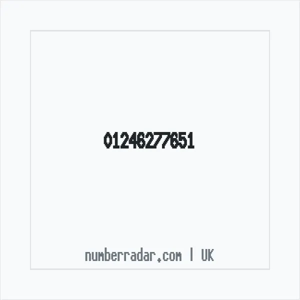 Reverse number check for +44 1246 277651 — who called me?
