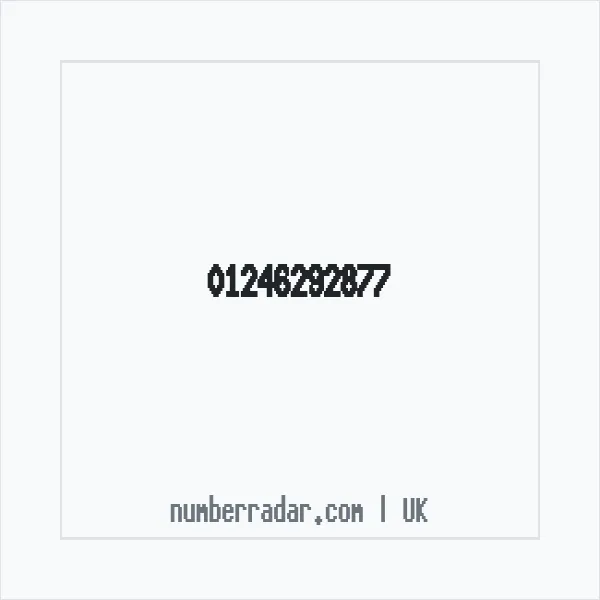 Reverse number check for +44 1246 292877 — who called me?