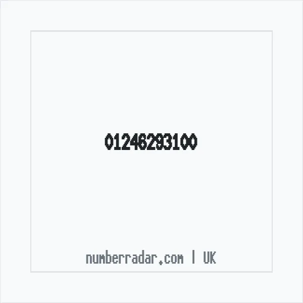 Reverse number check for +44 1246 293100 — who called me?