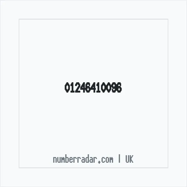 Reverse number check for +44 1246 410096 — who called me?