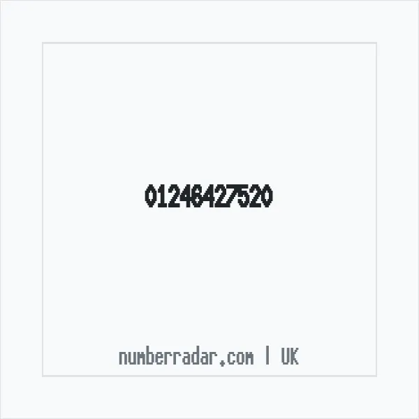 Reverse number check for +44 1246 427520 — who called me?