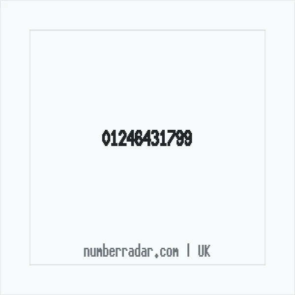 Reverse number check for +44 1246 431799 — who called me?