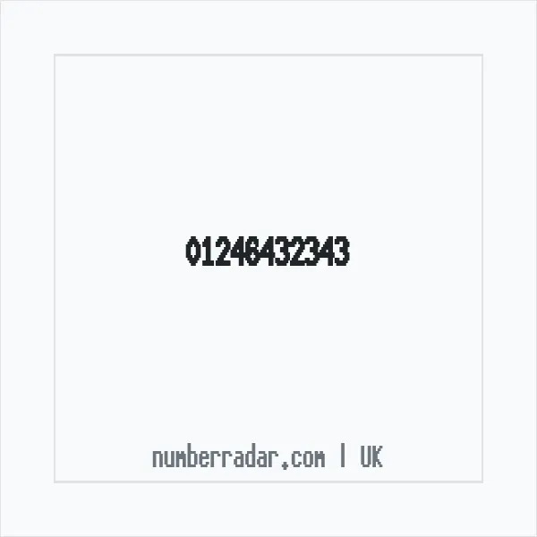 Reverse number check for +44 1246 432343 — who called me?