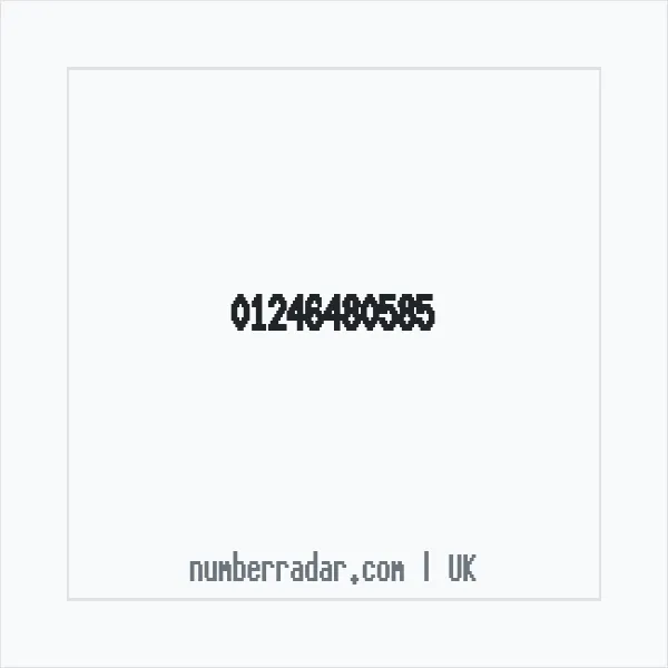 Reverse number check for +44 1246 480585 — who called me?