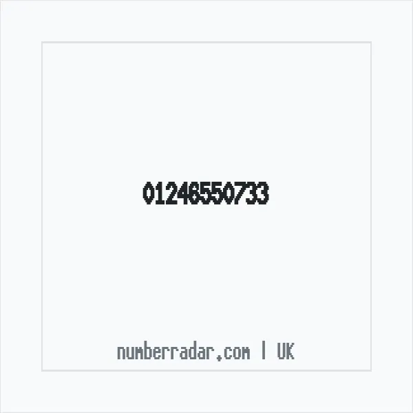 Reverse number check for +44 1246 550733 — who called me?