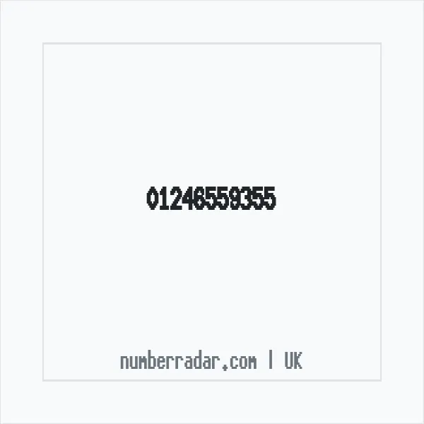 Reverse number check for +44 1246 559355 — who called me?