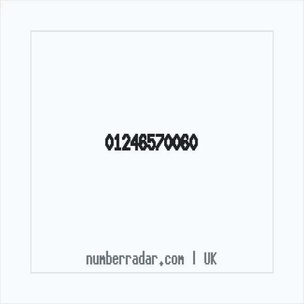 Reverse number check for +44 1246 570060 — who called me?