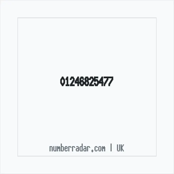 Reverse number check for +44 1246 825477 — who called me?