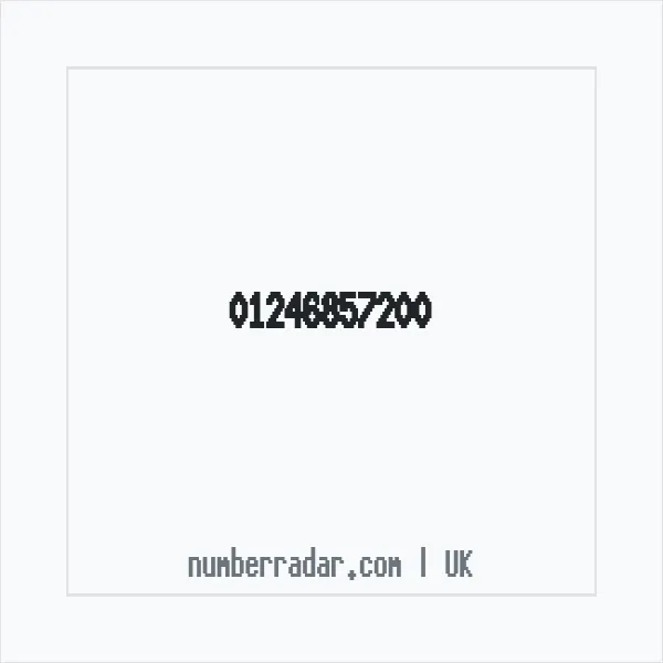 Reverse number check for +44 1246 857200 — who called me?