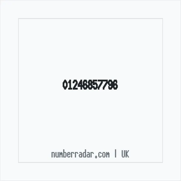 Reverse number check for +44 1246 857796 — who called me?