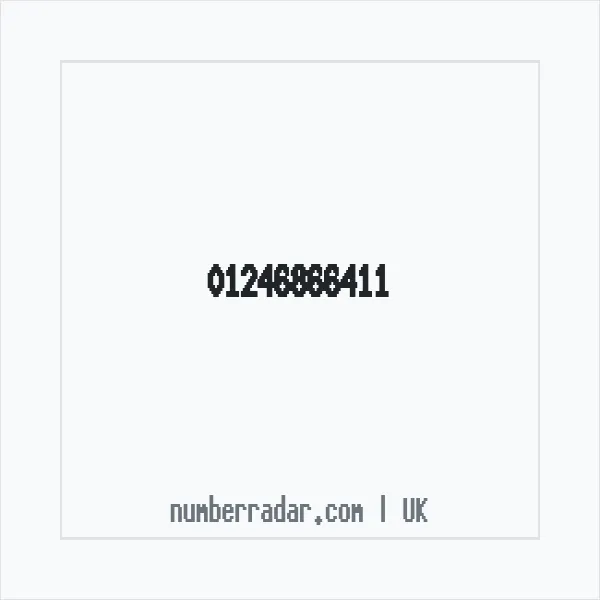 Reverse number check for +44 1246 866411 — who called me?
