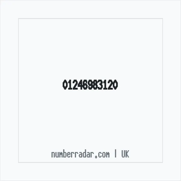 Reverse number check for +44 1246 983120 — who called me?