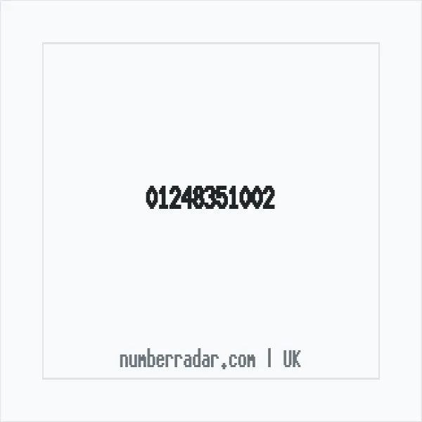 Reverse number check for +44 1248 351002 — who called me?