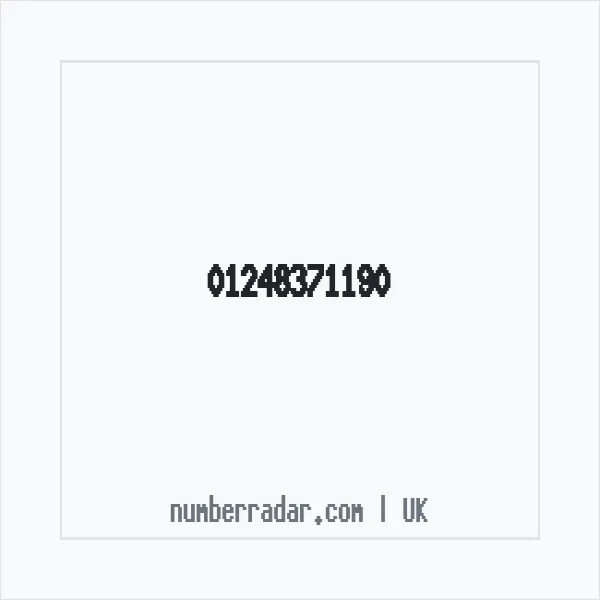 Reverse number check for +44 1248 371190 — who called me?