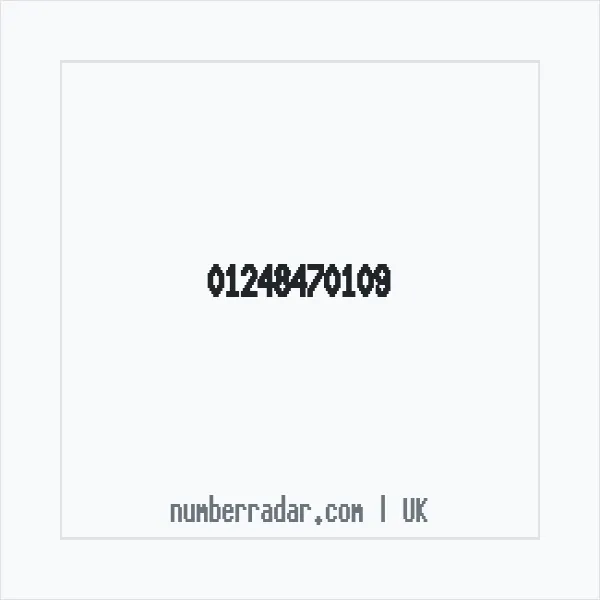 Reverse number check for +44 1248 470109 — who called me?