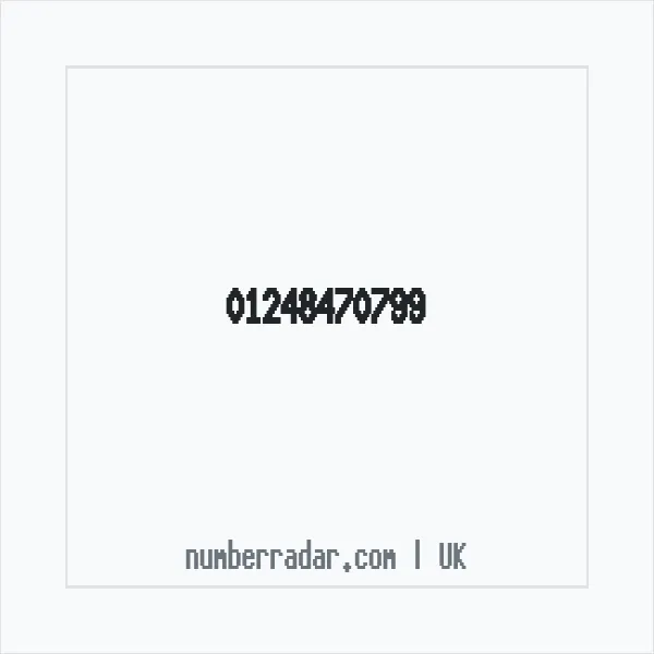 Reverse number check for +44 1248 470799 — who called me?