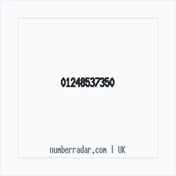 Reverse number check for +44 1248 537350 — who called me?