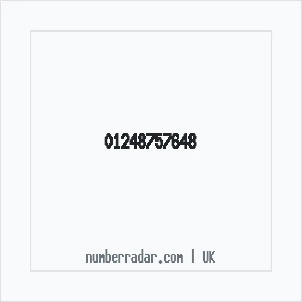 Reverse number check for +44 1248 757648 — who called me?
