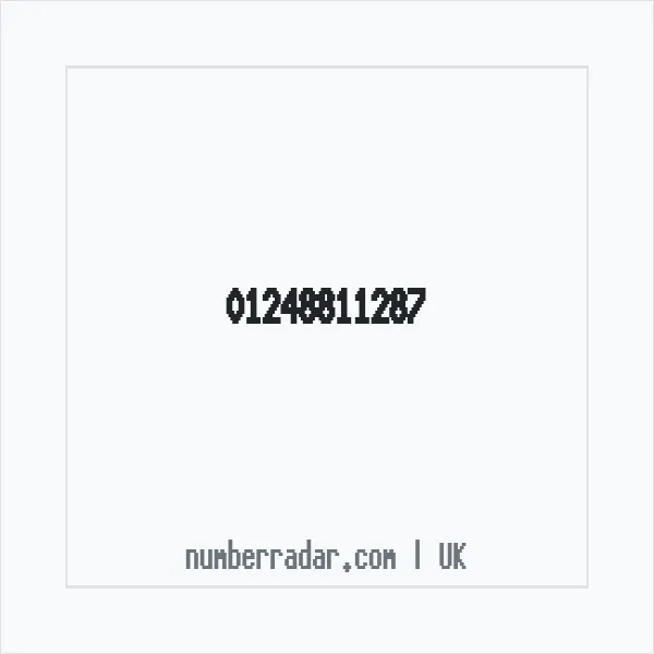 Reverse number check for +44 1248 811287 — who called me?