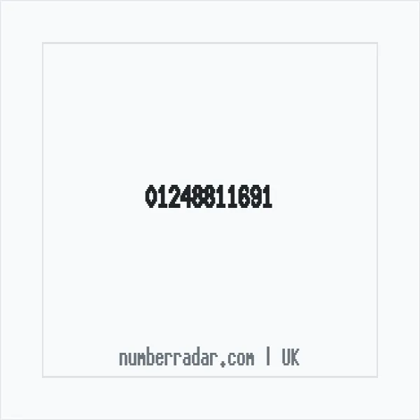 Reverse number check for +44 1248 811691 — who called me?