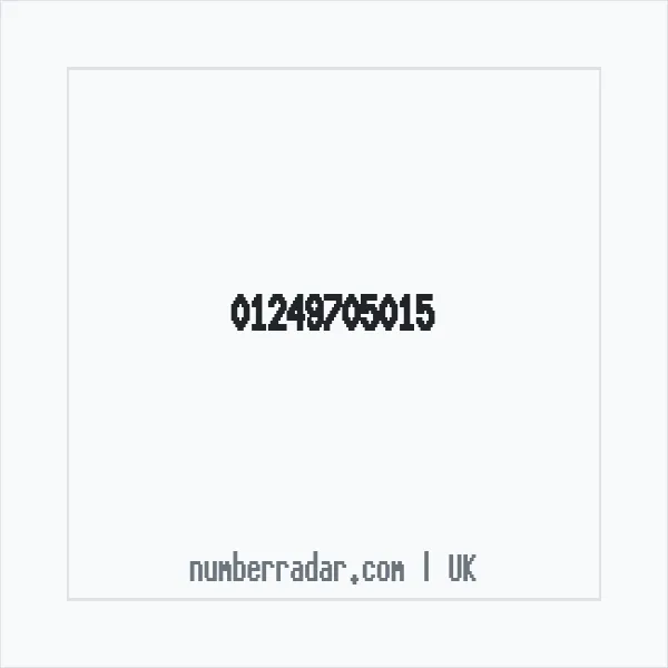 Reverse number check for +44 1249 705015 — who called me?