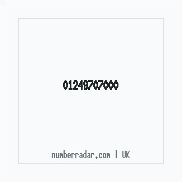 Reverse number check for +44 1249 707000 — who called me?