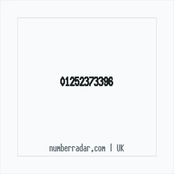 Reverse number check for +44 1252 373396 — who called me?