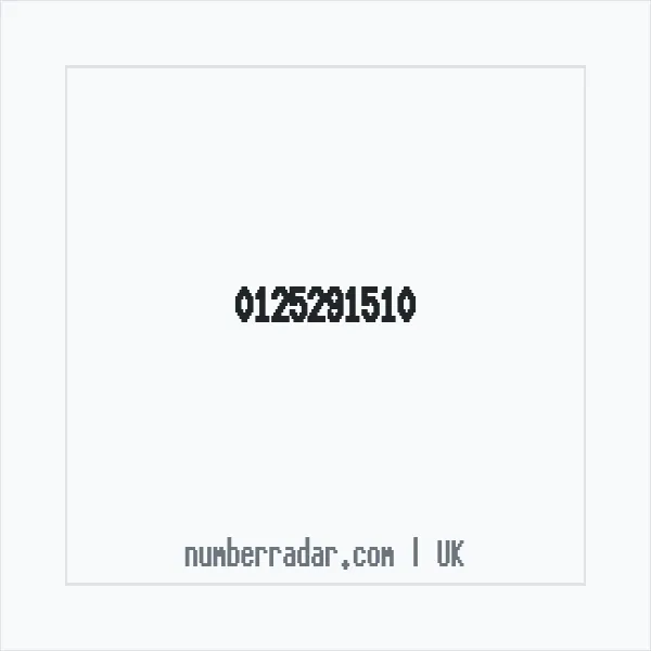 Reverse number check for +44 125291510 — who called me?