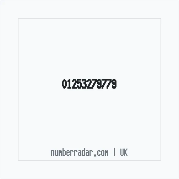 Reverse number check for +44 1253 279779 — who called me?