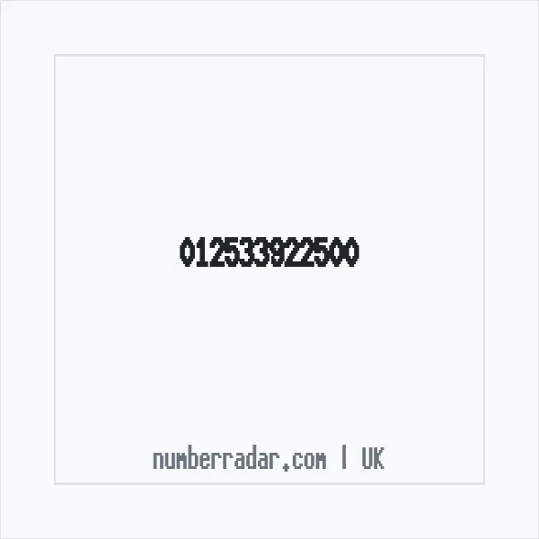 Reverse number check for +44 (1253) 392-250 — who called me?