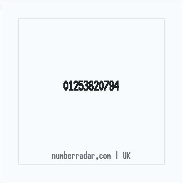 Reverse number check for +44 1253 620794 — who called me?