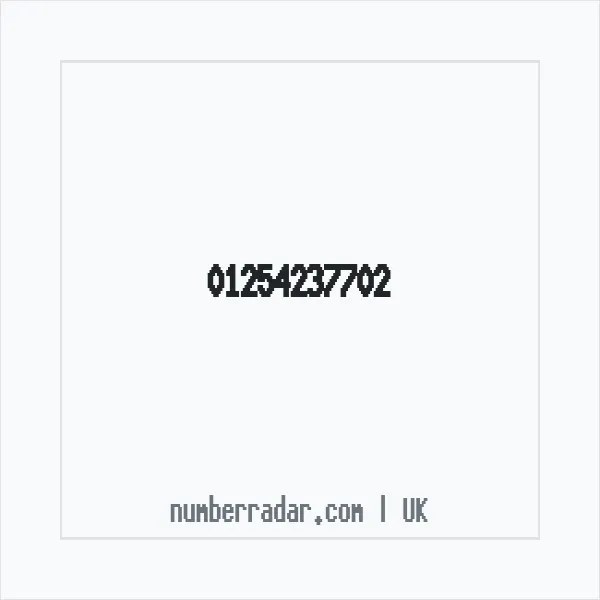 Reverse number check for +44 1254 237702 — who called me?