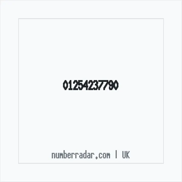Reverse number check for +44 1254 237790 — who called me?