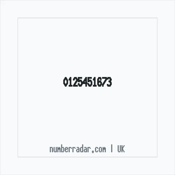 Reverse number check for +44 125451673 — who called me?