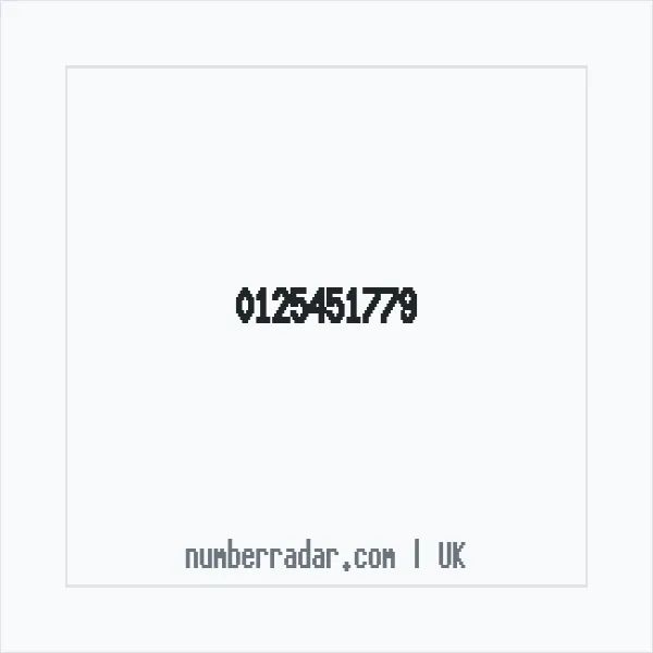 Reverse number check for +44 125451779 — who called me?
